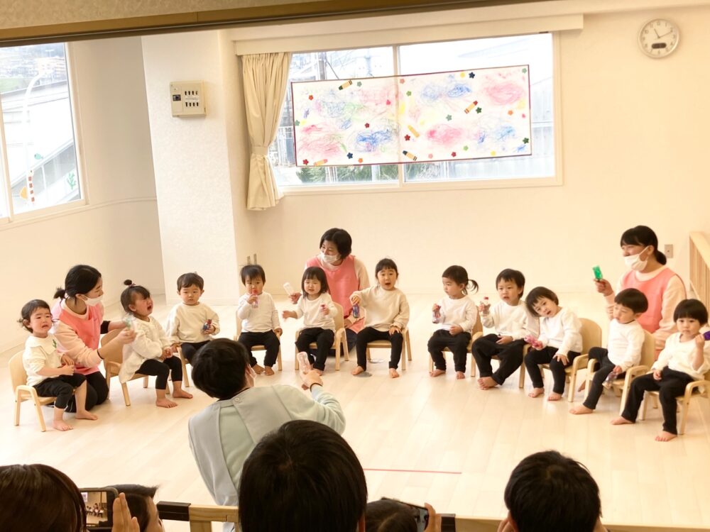 発表会をしました♪