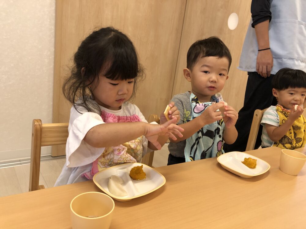 スウィートパンプキンを作ろう♪