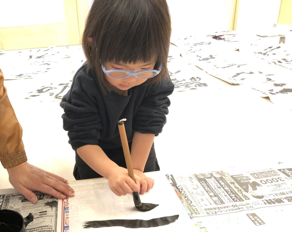 書初め体験