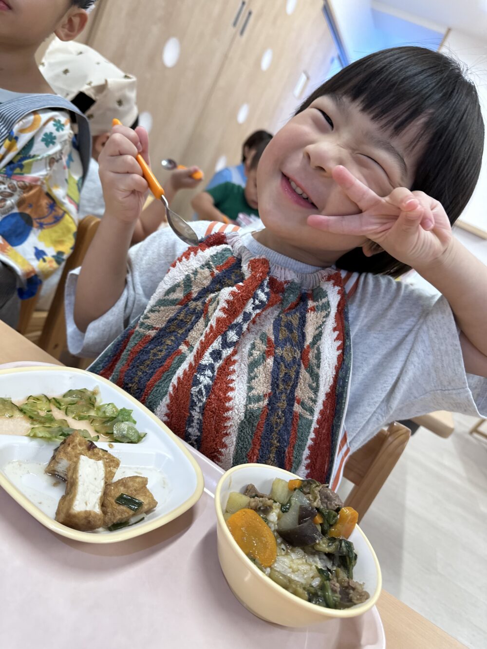 カレーパーティーをしました♪