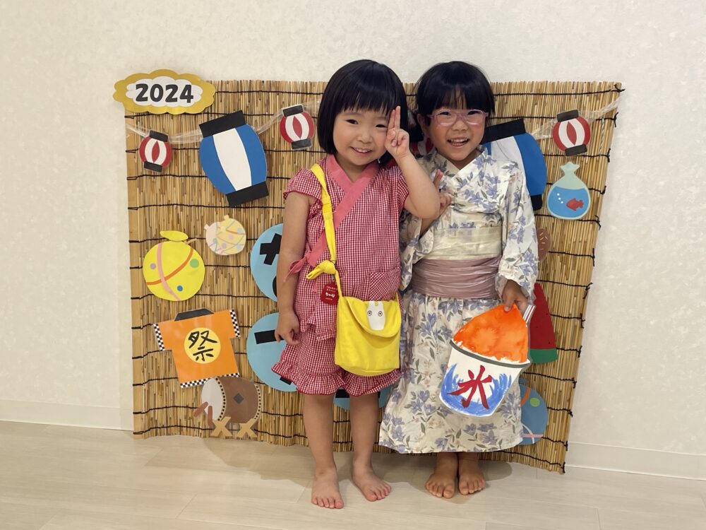 夏祭りをしました♪