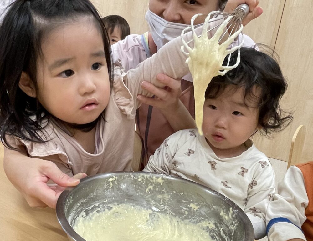 ホットケーキを作りました♪