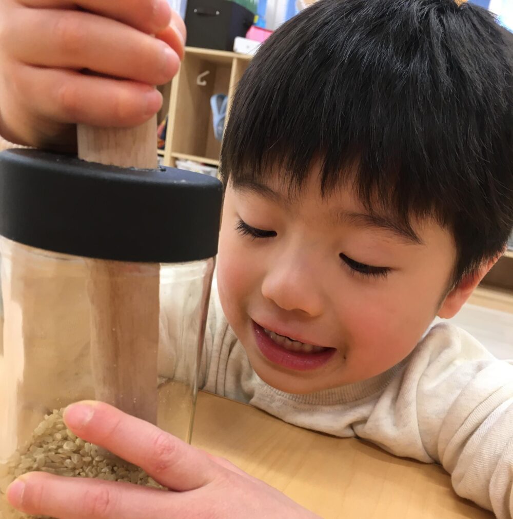 米とぎ体験♪
