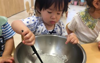 お米研ぎ♪